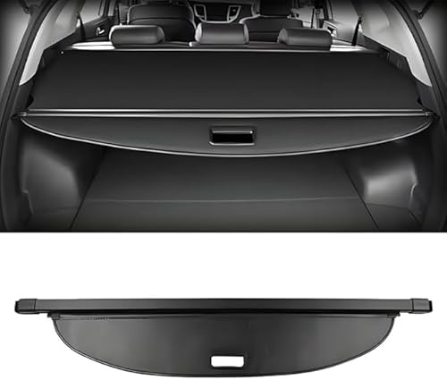 QWEDFSD Coche Maletero Cubierta De Carga RetráCtil para Mercedes Benz ML Class W164 ML300 ML320 ML350 ML550 2006-2011,Cortina Paquete Tronco Carga Trasero Privacidad Cargo Protectora,A/Black