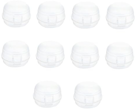 TOGEVAL Gasherd Kindersicherung Schutzabdeckung 10 Stück Gasherd Knopf Schutz Pp Material Hitzebeständig Küchen Sicherheitszubehör Für Babys Und Kinder