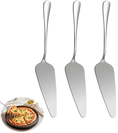 3 Pièces Pelle à Gâteau, Pelles à Tarte en Acier Inoxydable Spatules à Gâteau Serveur à Pizza Couteau à Tarte Couteau à Gâteaux pour Le Mariage Fêtes Restaurant Cuisson Service Et Décoration