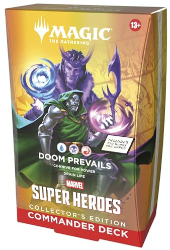 Edición de coleccionista del mazo de Commander de Magic: The Gathering | Marvel Super Heroes - Muerte triunfante (Versión en Inglés)