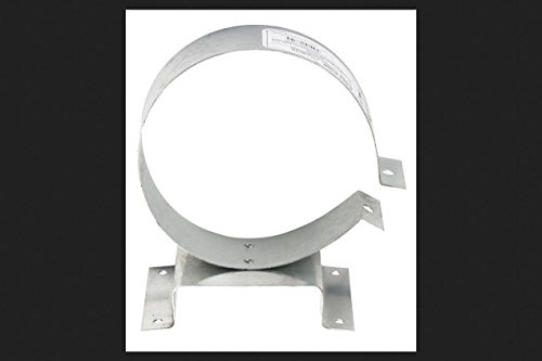Selkirk 5 in. Aluminum/Galvanized Steel Stove Pipe Wall Support Kit