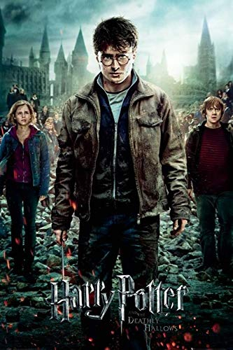 Harry Potter und die Heiligtümer des Todes 7 Poster (61cm x 91,5cm) + Original tesa Powerstrips® (1 Pack/20 Stk.)