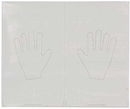 Tarifold Fr 335153-5 Film Autocollant Antimicrobien pour Protection des Surfaces Size M : 600x 500mm: comptoir, tables, écrans, portes battantes|Détruit 99,9% Microbes, Efficacité prouvée- 5 pcs.