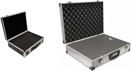 PeakTech P 7310 7310 – Universal Koffer für Messgeräte, Abschließbar, Staubschutz, XL - 460 x 330 x 150 mm & 7265, Transportkoffer für Messinstrumente, staubdicht, Größe XL (390 x 280 x 100 mm)