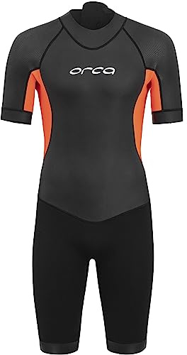 2023 Orca Mens Vitalis Openwater Shorty Wetsuit NN2Y0 - Black Orca Mens Size - 6
