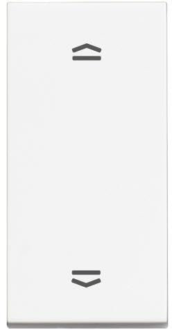 Conmutador dobleestrecho para persianasBTICINO RW4027N Classia1 modulo Blanco
