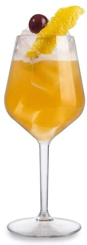 AIOS Lot de 6 verres à vin incassables Tritan sans BPA Capacité 330 ml