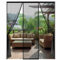 Moustiquaire Fenetre 240x215cm Noir Moustiquaire Enroulable Fenetre Facile à Installer sans Percer Anti Insecte Mouche Moustique Moustiquaire