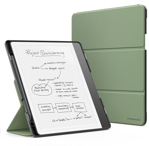 MoKo Ständer Hülle für Kindle Scribe 10,2 2024/2022, Seladon