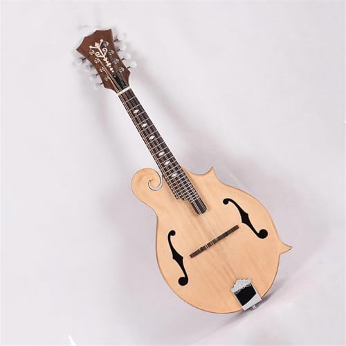 Mandolins Instrument for Beginner Handcrafted F-Shaped Mandolin Solid Spruce Top Mahogany