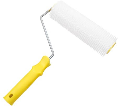 Veemoon Defoaming Roller Brush Plastic Paint Roller for Floor Self Leveling Screed Flooring
