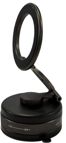 Soporte de teléfono magnético de vacío - estable para la mayoría de los teléfonos inteligentes, rotación de 360 grados | Montaje del teléfono para coche, accesorios interiores del vehículo, base de