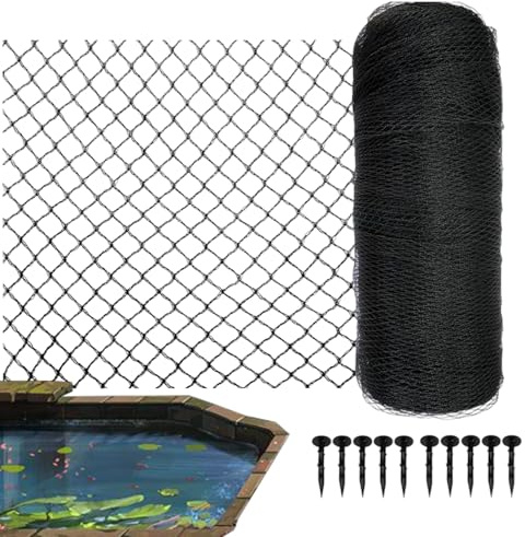 Malla Antipájaros - Red para Aves - 4×10 Metros Pantalla de Malla Barrera para Aves de Jardinería para Frutas Verduras y Árboles Exteriores