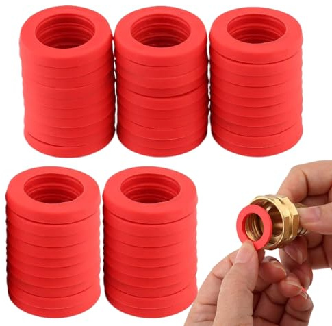 Joints De Tuyaux Flexibles, 50 Pièces Joints De Jardin En Silicone Joints, Outils De Réparation Anti-fuite Pour Arroseurs Robinets Évier Douche Appareils Tuyaux Pression