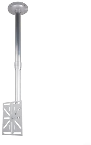 TDCuizent Soporte vertical para colgar cámara domo PTZ con varilla ajustable telescópica de 20-80 cm, montaje en techo o pared de aleación de aluminio para instalación de vigilancia de seguridad en