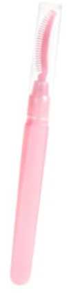 TISHITA Spazzola per Ciglia, Piegaciglia, Spazzola per Sopracciglia, Pettine Separatore per Ciglia, Portatile con Custodia Antipolvere, Rosa