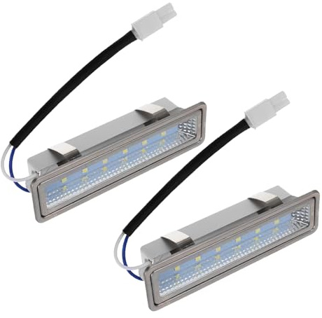 Yardenfun Lampada LED per Cappa da Cucina Rettangolare 2 Pezzi Supporto Stabile Resistenza al Calore e Superficie Oleorepellente per Illuminazione Sotto Cofano