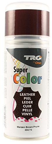 TRG The One Super Color, Spray Dye for Leather Shoes, 304 Maroon Brown, 150 ml