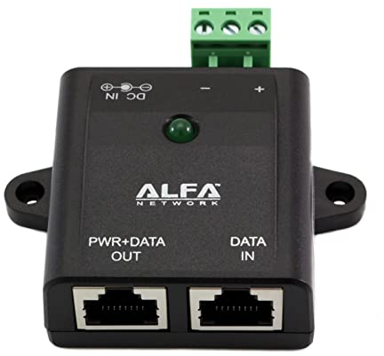 Alfa Network Industrial Gigabit PoE Converter, APOE03G