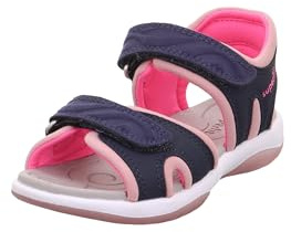 Superfit Mädchen Sunny Sandalen, Blau Pink 8000, 25 EU