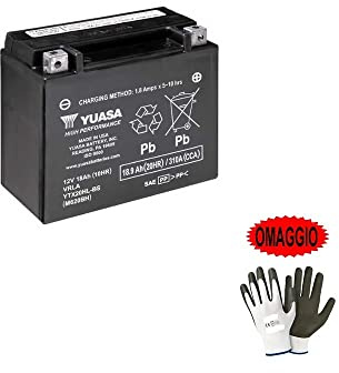 Compatible con Harley Davidson FLSTF Fat Boy 1584 2007-2012 BATERÍA YUASA YTX20HL-BS (SELLADA SUMINISTRADA) BATERÍAS 12V / 18AH para Motocicleta ESPECIFICACIÓN 175X87X155MM