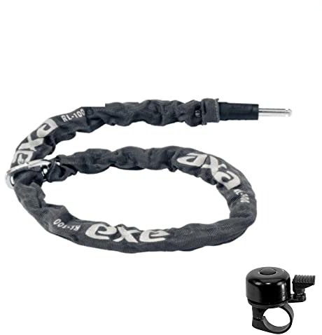 AXA Einsteckkette RLC Ø 5,5 mm - 100 cm inkl. Fahrradklingel