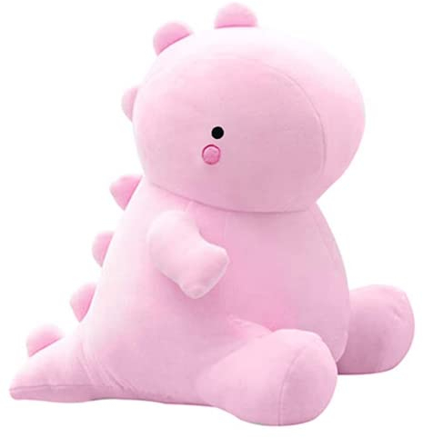 NatureMan Jouets en Peluche Dinosaures Mignons, poupées Kawaii, Jouets en Peluche de Dinosaure, décoration de Chambre d'enfant, Rose