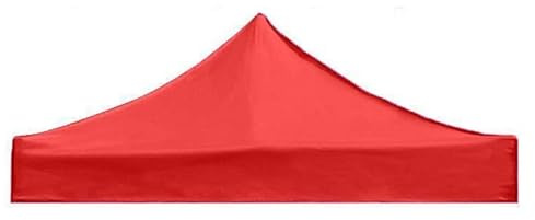 Ersatzdach Garten-Pavillon Wasserdicht Ersatzdach Pavillondach Anti-Uv，Ersatz-üBerdachung üBerdachung für Pavillon-Ersatzdach ( Farbe : Rood , Größe : A 2.5x2.5m )