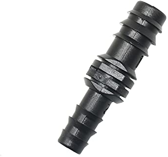 TRENTSNOOK Schlauchverbinder 1/2 Zoll auf 3/8 Zoll Gartenschlauch Reduzierung Widerhaken Gelenk 16 mm auf 8/11 9/12 mm Bewässerung gerades Rohrgelenk 60 Stück