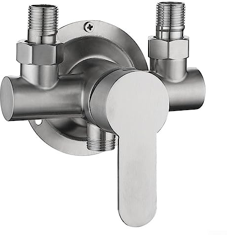 Stainless Steel Shower Faucet Hot and Cold Water Mixer Wall Mounted Shower Mixer Valve Control