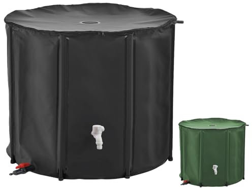 Linxor - Réservoir souple, récupérateur d'eau de pluie pliable - 750 L - 2 Coloris