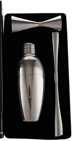 Bar Shaker, Stainless Steel Cocktail Shaker Set, Three-Stage Engraved Shaker Cup (Color : 5)