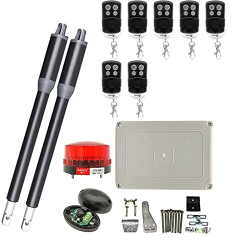 Motor Puerta Corredera, 20 0KG Accionamiento de brazos del abridor de la puerta de giro eléctrico con el control remoto múltiple Opcional Inicio Garaje Garaje Operador de puerta del operador Accionado