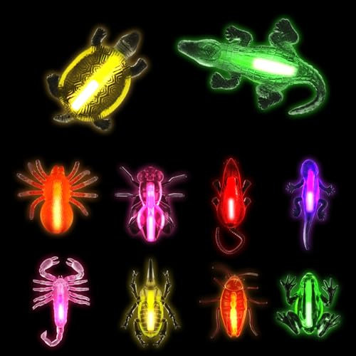 Amyang Party Favors Glow Sticks for Kids,Glow Sticks Christmas Glow in the Dark Party Supplies Christmas Stocking Stuffers Party Favors Gifts Games