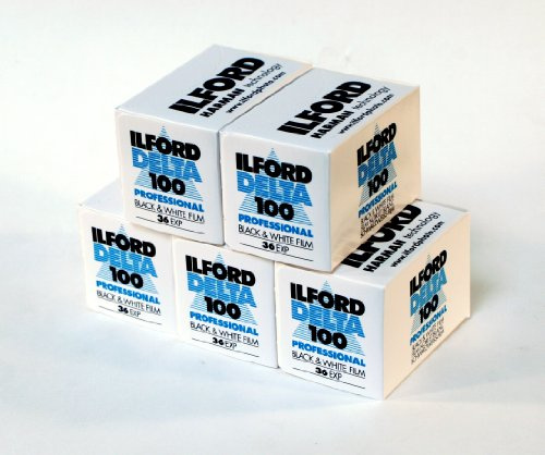5x Ilford 1780624 pellicule noir et blanc 36 photos