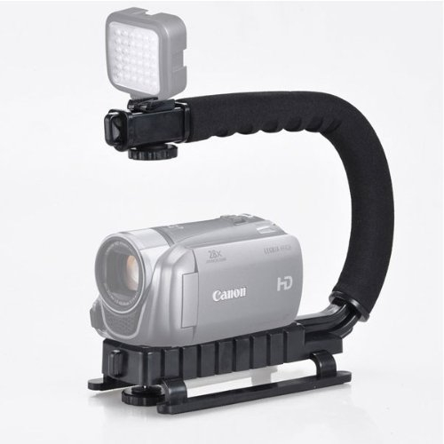 Fotga Camera Camcorder Handheld Stabiliser Action Stabilising C Bracket Handle Grip for DSLR DV