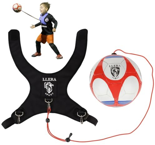 Llera SPort Skill Ball | Balón Entrenamiento Fútbol con Arnés | Mejora Pase, Agilidad y Técnica | Uso Interior y Exterior | Regalo Futbolistas