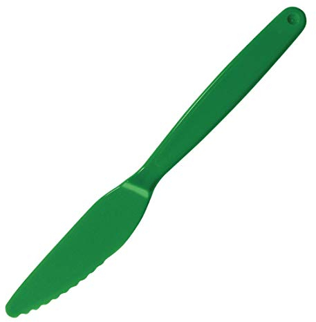 Olympia Kristallon PC Knife Green - 180mm 7 1/10 (Pack 12)