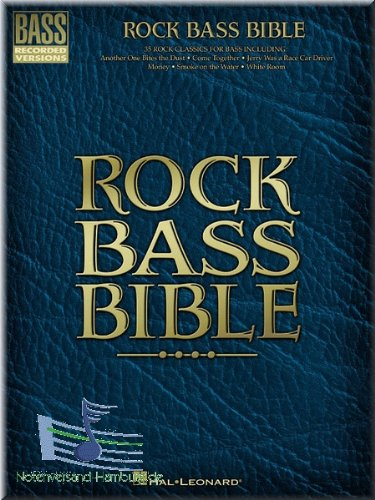 HAL LEONARD Rock Bass Bible - Bassgitarre Noten mit Tabulatur