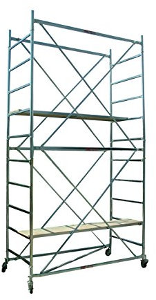 GRIM EU KIT PONTEGGIO ACCIAIO H M 3,70 BASE NORMALE C/ SEMIPIANI DLGS 81