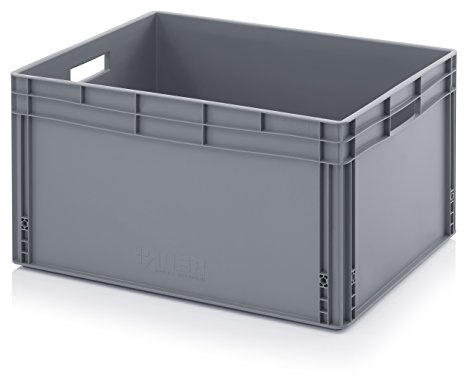 Auer Packaging Eurobox Eurobox - Contenedor (80 x 60 x 42 cm, incluye metro plegable)
