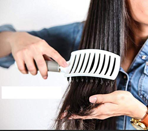 CN-Culture Vent-Bürste, Massagebürste, flexibel, belüftet, entwirrend, Styling-Haarbürste für langes, dickes lockiges Haar für Frauen