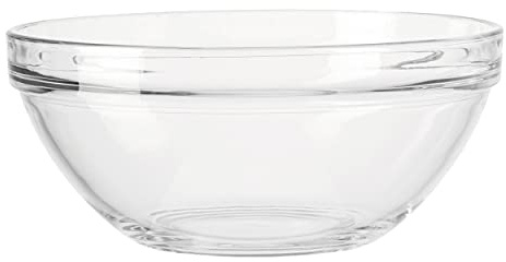 Montana: :Trend Schale, 6er Set, Salatschale, Schüssel, Glasschüssel, Glasschale, Glas, Ø 20 cm, 046867
