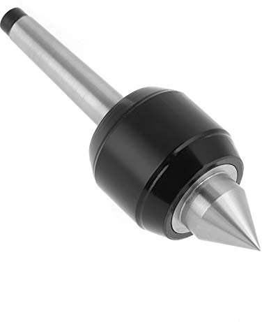 Lathe Ball Bearing Center, Lathe Live Center Wood Lathe Tailstock Live Center MT1 Precision Rotary Live Revolving Milling Center Taper Metal Work Lathe Tool