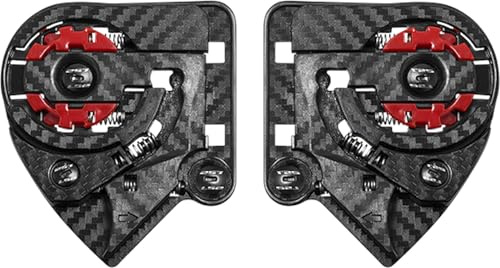 LS2 Vector/Breaker Mécanisme visière (Black,One Size)