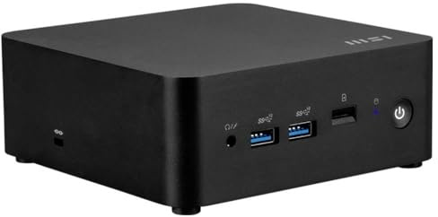 MSI Cubi NUC AI 1UMG-018BEU Barebone Intel Core Ultra 7 155H Graphiques Intégrés Wi-FI 802.11AX