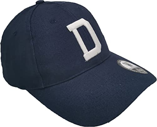 4sold Barn pojke flicka 3D-hatt sport alfabet bomull marinblå keps justerbar baseball sport skola, Barn marin D, en storlek