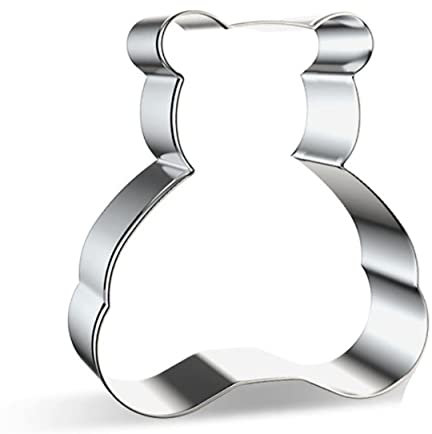 WJSYSHOP Teddy Bear Shape Cookie Cutter - B