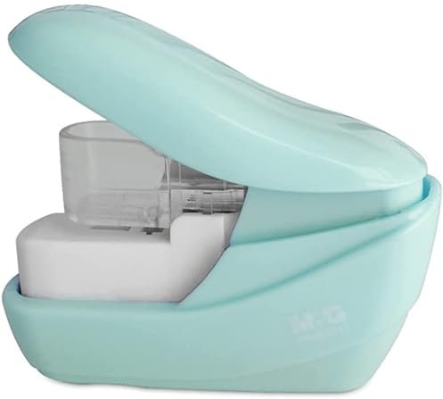 GTGX HK Schreibtisch Heftgerät Klammerloser Hefter Kleiner Hefter Klammerloser Hefter Zum Heften Von Büchern, Desktop-Hefter Für Kinder Im Büro Bürotacker Büroheftgerät Tacker (Color : E)