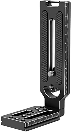 CofunKool DSLR L Bracket Horizontal Vertical Camera Mount Tripod Quick Release Plate Compatible with Arca Swiss